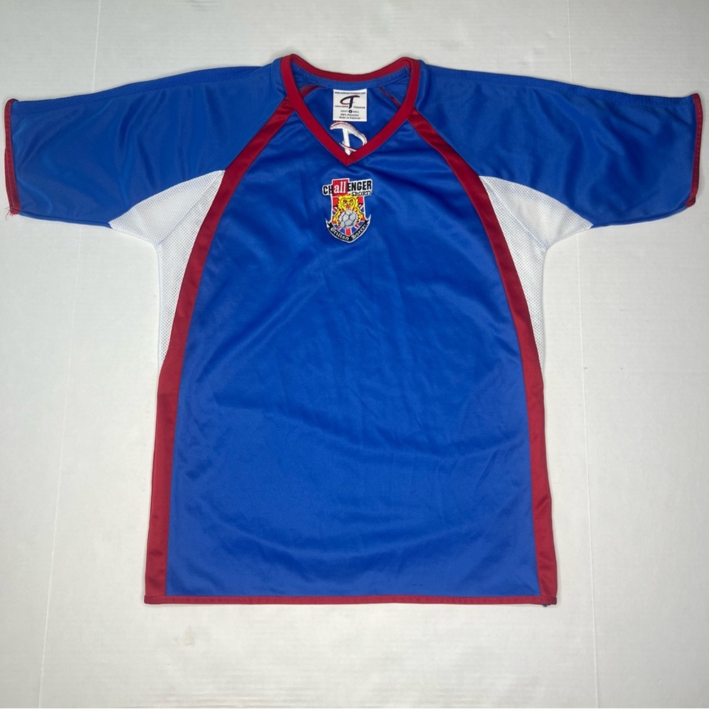 Vintage Challenger Teamwear British soccer jersey size small Chalenger sports